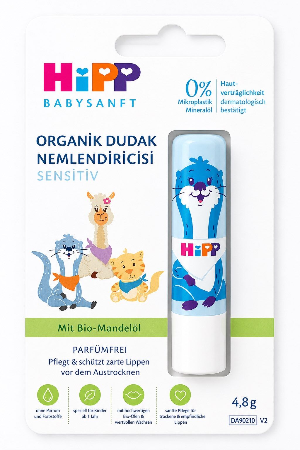 HiPP Babysanft Organik Çocukları için Dudak Nemlendirici 4,8 gr