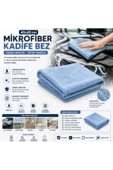 Muggio 40x40 Mikrofiber Kadife Bez Oto Kurulama Temizlik Bezi İz Tüy Hav Bırakmaz 1 Adet