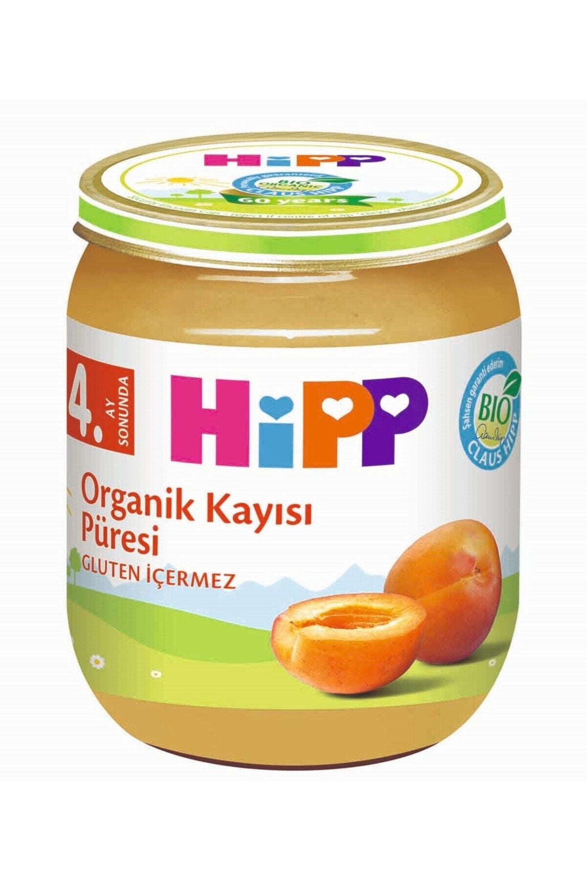 Hipp Organik Kayısı Püresi Kavanoz Maması 125 gr