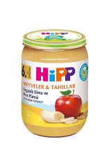 HiPP Kavanoz Maması Organik Elma Ve Muz Püresi 190 gr
