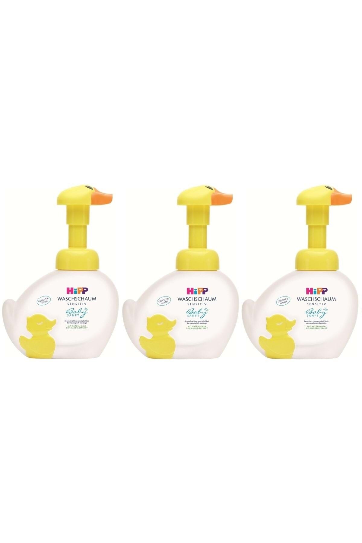 HiPP Babysanft Bebek/Çoçuk El Yıkama Köpüğü 250ML Pompalı (3 Lü Set)