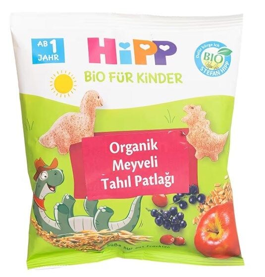 HiPP Organik Meyveli Tahıl Patlağı