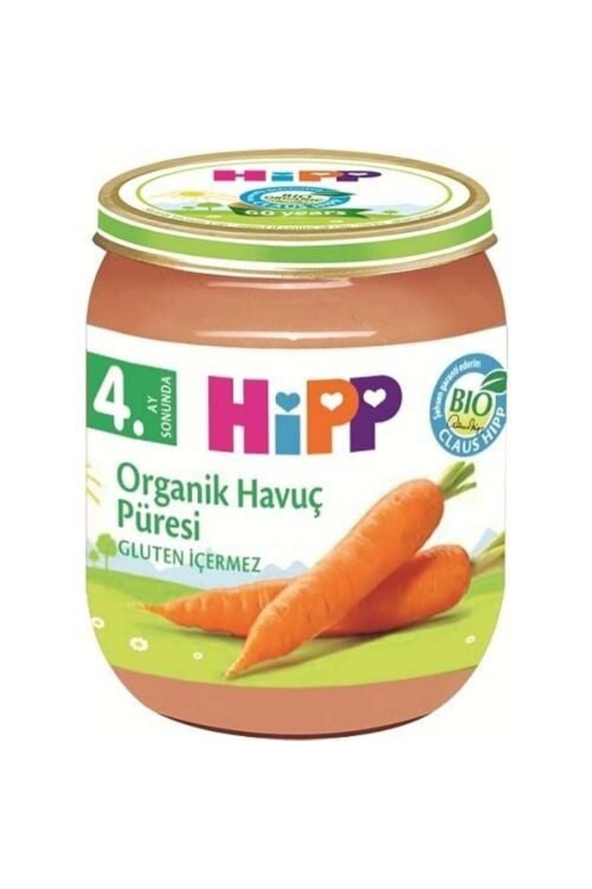 HiPP Organik Havuç Püresi 125 Gr