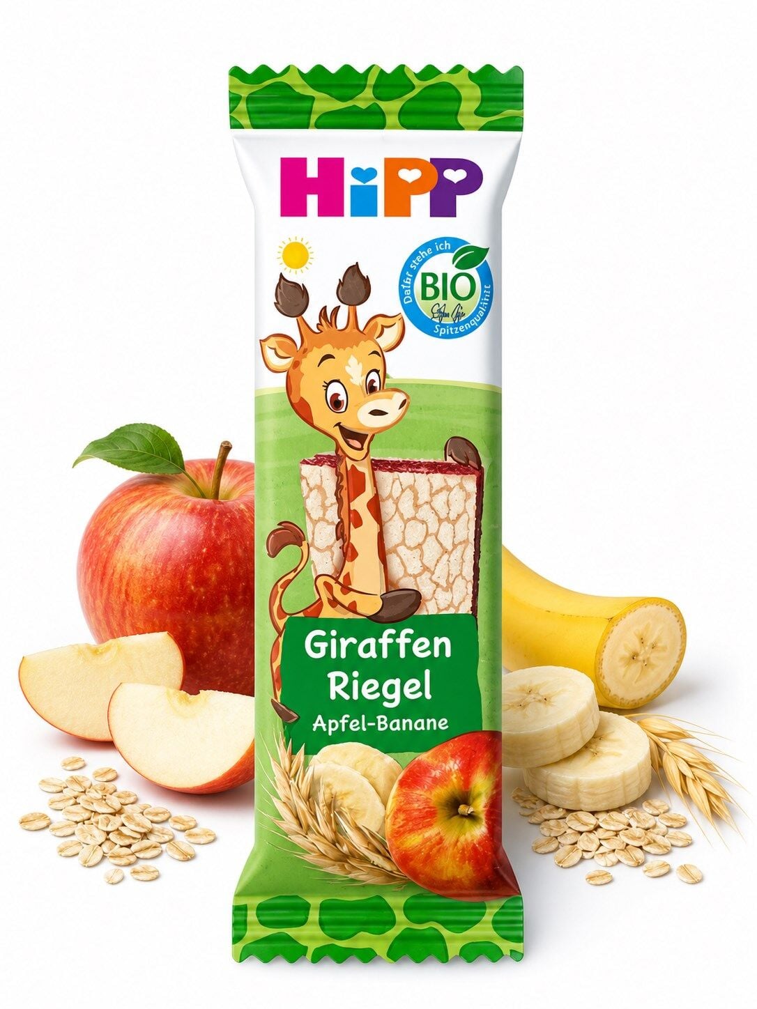 HiPP Organik Yulaﬂı Elmalı Muzlu Meyve Barı 20 Gr