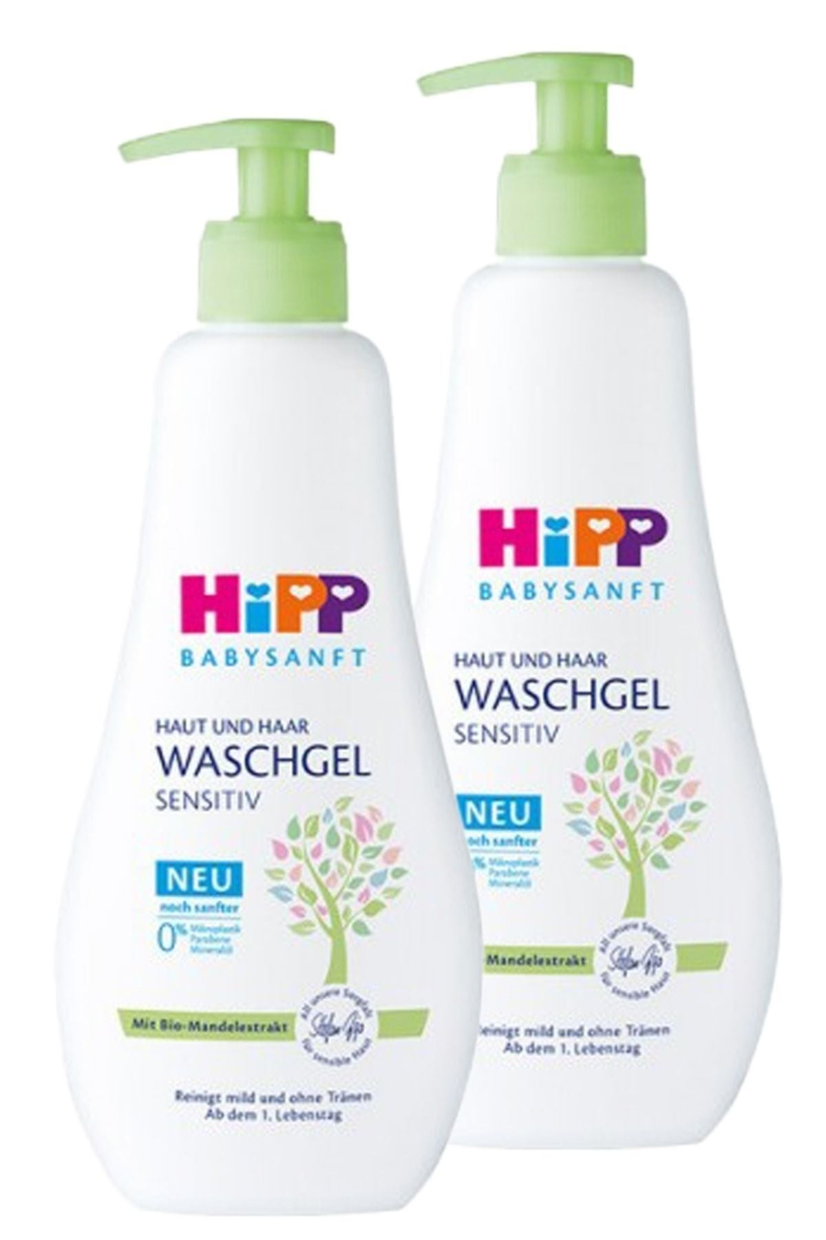 HiPP Babysanft Bebek Saç Ve Vücut Banyo Jeli 400 ml X 2 Adet