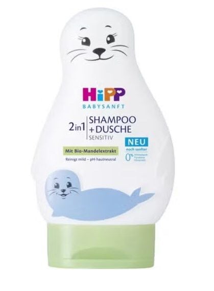 HiPP 2'si1 Arada Şampuan ve Duş Jeli 200 Ml