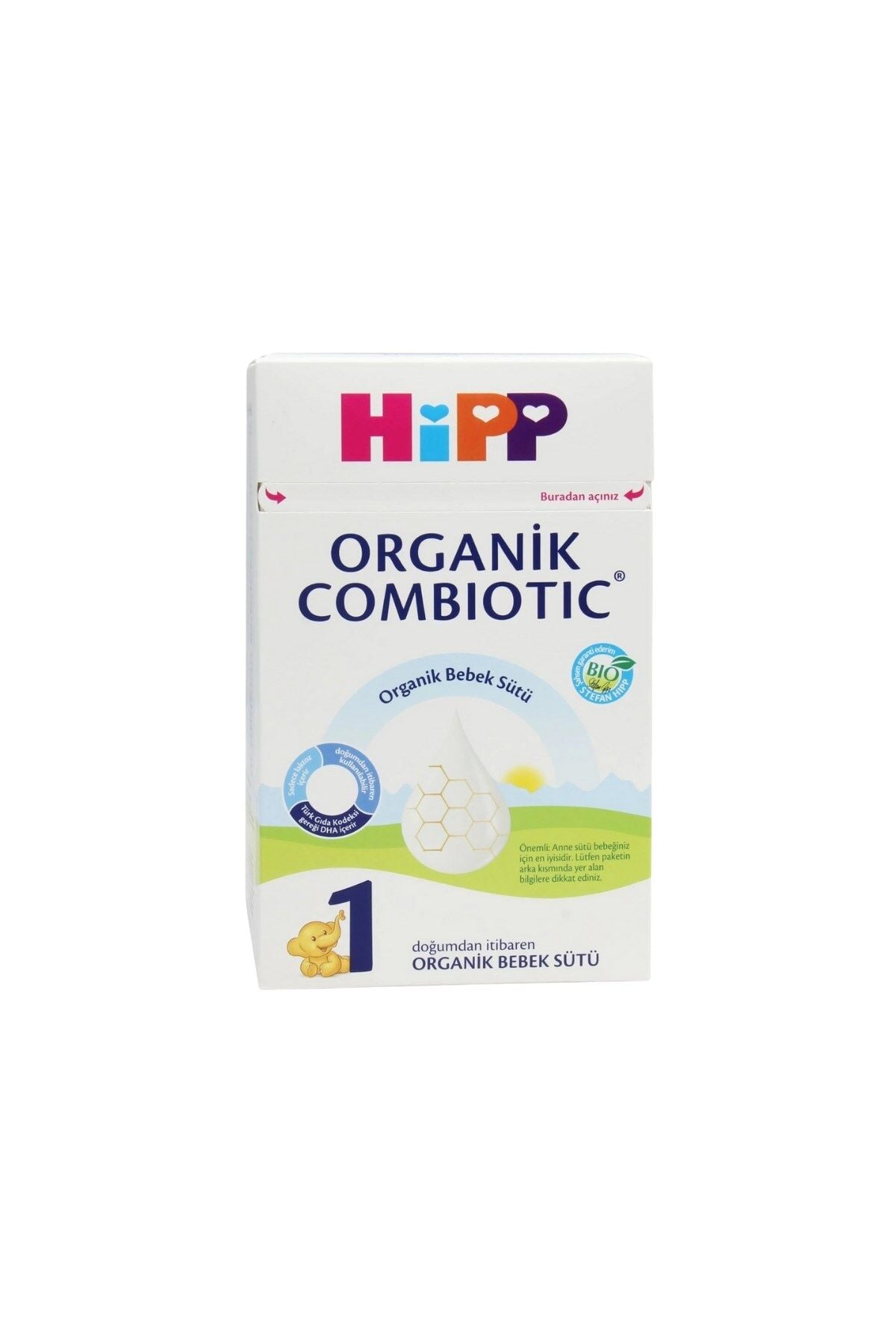 HiPP Organik Combiotic Bebek Sütü 600GR No:1 (0-6 Ay) Doğumdan İtibaren