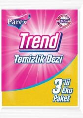 Parex Trend Temizlik Bezi 3'lü Eko Paket