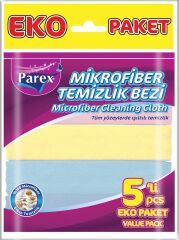 Parex Mikrofiber Temizlik Bezi 5'li Diğer