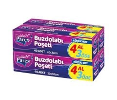 Parex 4 Al 3 Öde Küçük Boy Yeni Tip Buzdolabı Poşeti 20 x 30 CM
