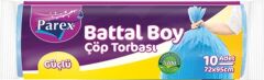 Parex Güçlü Battal Boy Çöp Torbası Mavi 72 x 95 CM