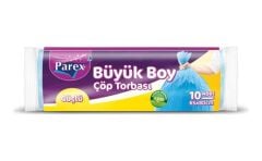 Parex Güçlü Büyük Boy Çöp Torbası Mavi 65 x 80 CM