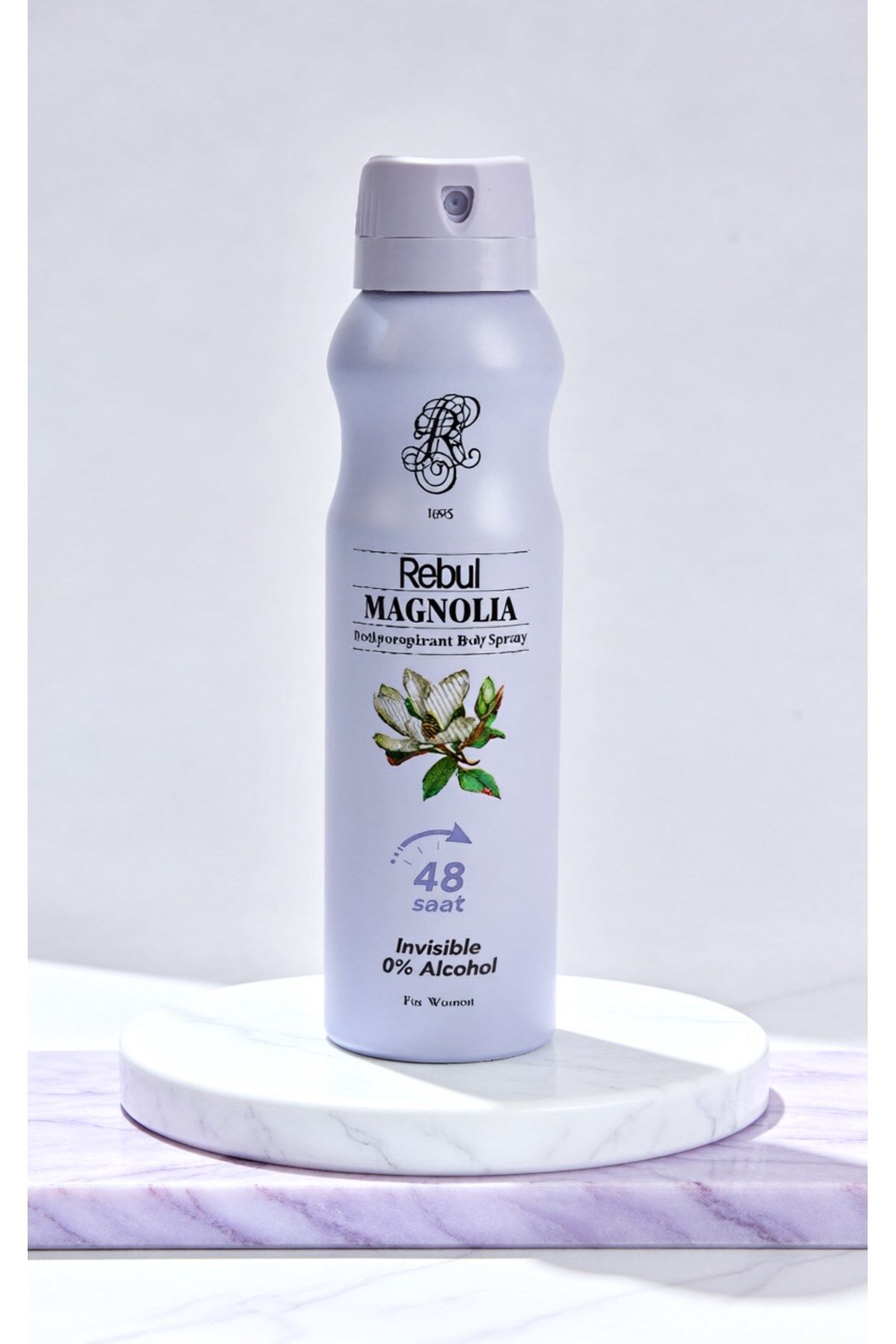 Rebul Magnolia Kadın Sprey Deodorant 150 ml - 48 Saat Etkili, Alkolsüz, Iz Bırakmaz