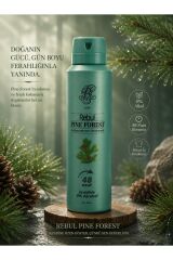 Rebul Pine Forest Erkek Sprey Deodorant 150 ml - 48 Saat Etkili, Alkol, Tam Koruma