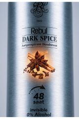 Rebul Dark Spice Erkek Deodorant 150 ml - Alkolsüz Ter Önleyici Sprey