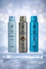 Rebul Erkek Deodorant Ice - Dark Spice - Aqua 3'lü Set