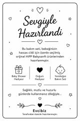 HiPP Babysanft Baby Shower Yenidoğan Bebek Bakım Hediye Seti 7'li Organik Badem Özlü