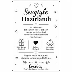 HiPP Babysanft Baby Shower Yenidoğan Bebek Bakım Hediye Seti 7'li Organik Badem Özlü