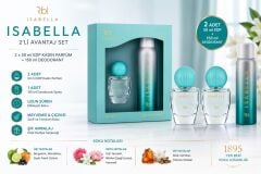 Rebul Isabella Kadın Parfümü 2x50 ml EDP + 150 ml Deodorant Seti