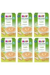 HiPP Organik Yulaflı Tahil Bazlı 4+ Ay Kaşık Maması 200 gr 6 ADET