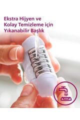 Philips BRE225/05 Kablolu Epilatör,Bacak İçin Kullanım,2 Hız Ayarı,Yıkanabilir Başlık