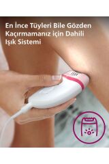 Philips BRE255/05 Kablolu Epilatör,Bacak İçin Kullanım,Işık Özellikli,3 Ek Parçalı,2 Hız Ayarı