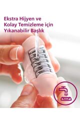 Philips BRE255/05 Kablolu Epilatör,Bacak İçin Kullanım,Işık Özellikli,3 Ek Parçalı,2 Hız Ayarı