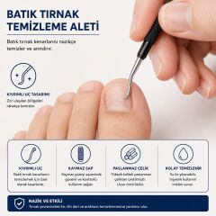 Muggio 6 Parça Batık Tırnak Seti - Batık Tırnak Makası, Pensi, Düzeltici ve Törpü
