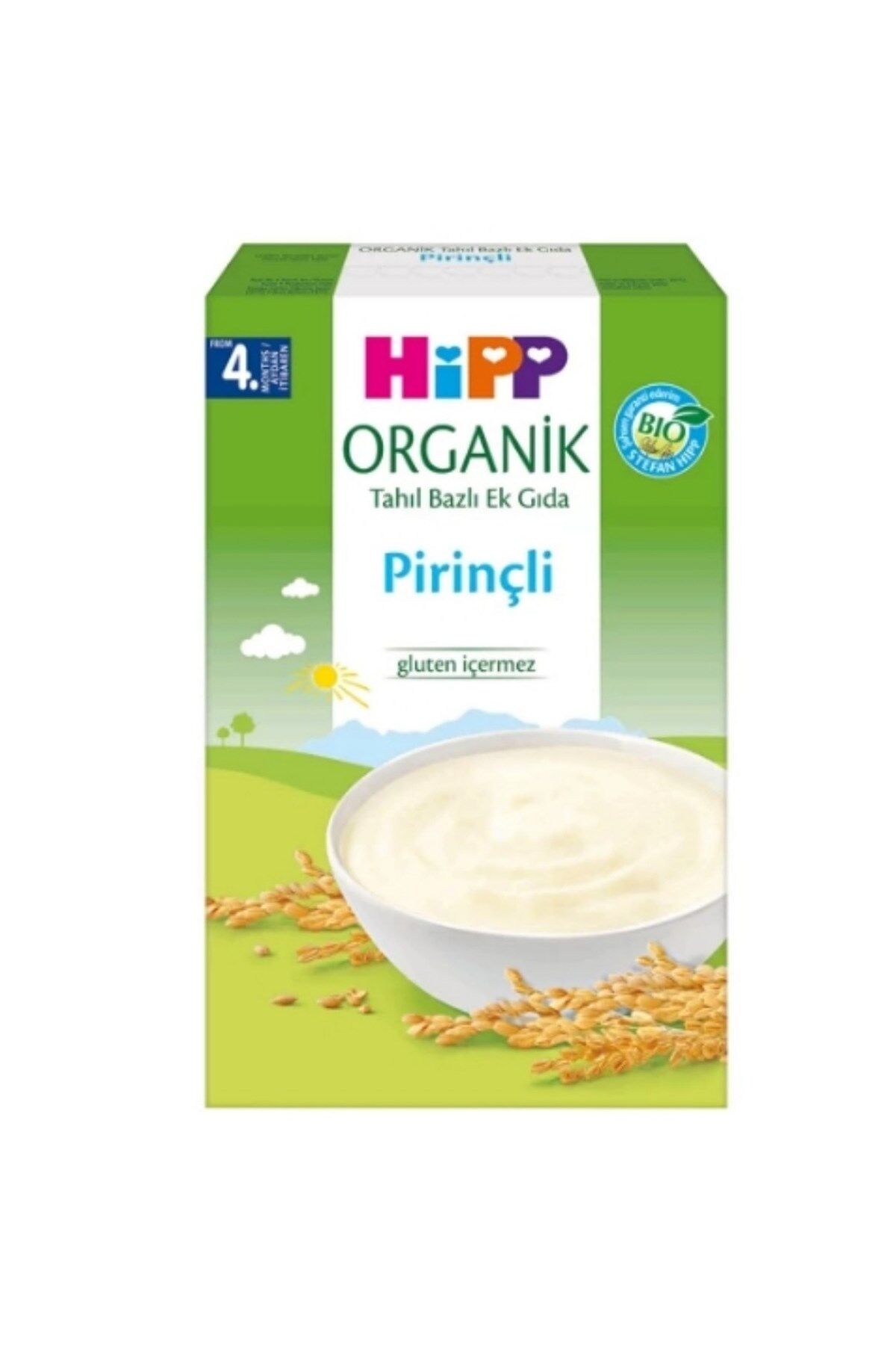 HiPP Organik Pirinçli Tahıl Bazlı Ek Gıda 4+ Ay Kaşık Maması 200 gr