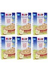 HiPP İyi Geceler Organik Yulaflı Elmalı 6+ Ay Kaşık Maması 250 gr 6 ADET