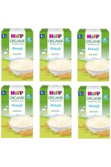 HiPP Organik Pirinçli Tahıl Bazlı 4+ Ay Kaşık Maması 200 gr 6 ADET