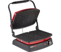 Feris Feristosttat Döküm Tost Makinesi Teflon Kaplamalı Bordo