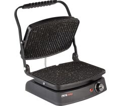 Feris Feristosttat Döküm Tost Makinesi Teflon Kaplamalı Siyah